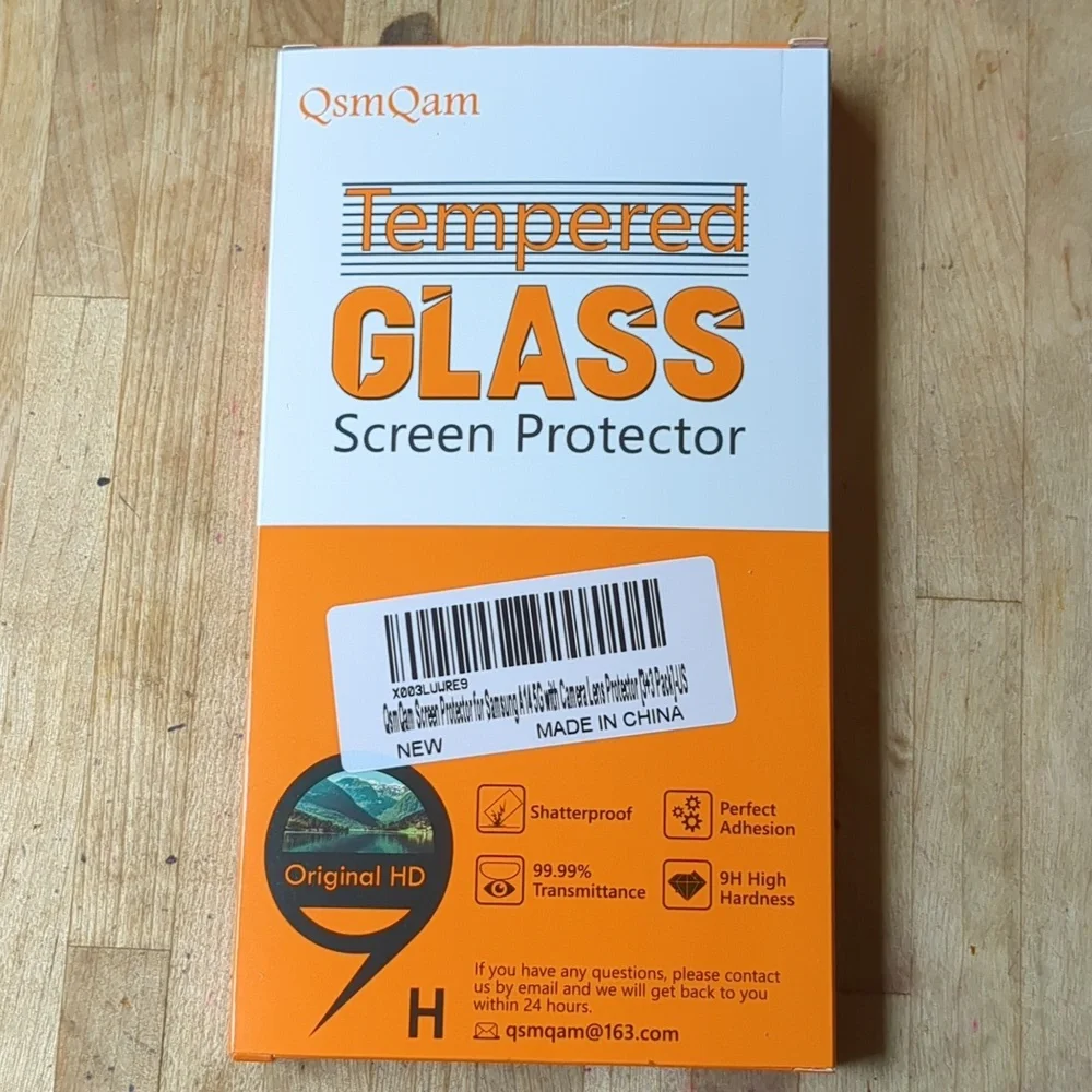 Tempered Glass Screen Protector NIB Qsm Qam Samsung A145G Galaxy